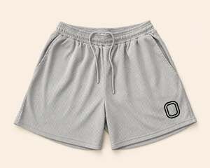 Overtime Mesh Basketball Shorts Gray Y2K Streetwear Gym Size M